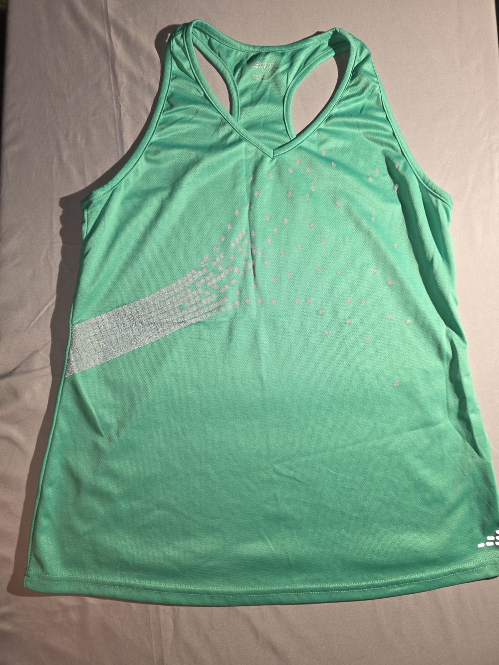 bcg Women's Mint Green Racerback Tank Top
